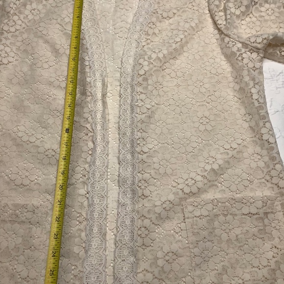 Vintage, Little House Creation, XL, Ivory/Cream, Lace, Coverlet/Jacket - Picture 7 of 7